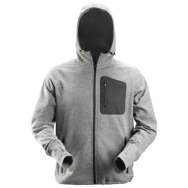 HOODIE FLEECE FW GRÅ/SVART M | Beijerbygg Byggmaterial