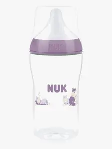 Nuk Nappflaska - Perfekt matchning - 260 ml - Flodhäst - Lila