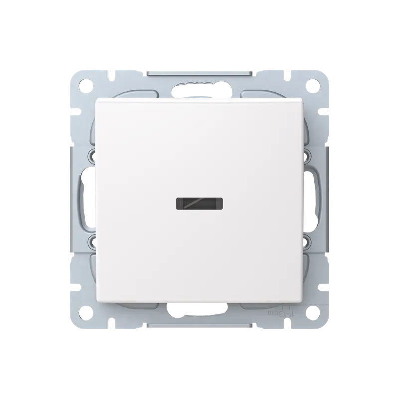ABB Saga 1466UC-916 Strömställare tryckknapp trapp med transparent lins