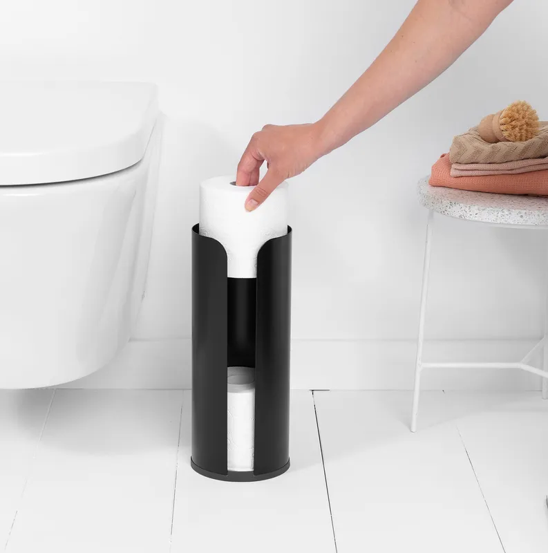 Brabantia Brabantia toalettpappershållare för 3 rullar Matt black
