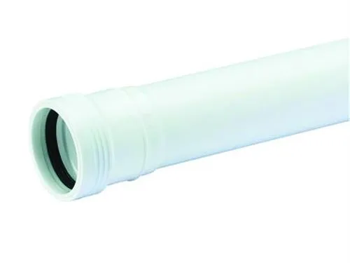 Wavin Wafix pp pipe with sleeve 32 x 1000 mm white