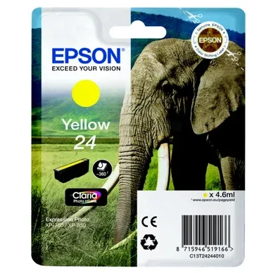 Epson bläckpatron 24 original gul 4,6 ml