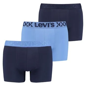 Levis Kalsonger 3P Boxer Giftbox Blå bomull Medium Herr