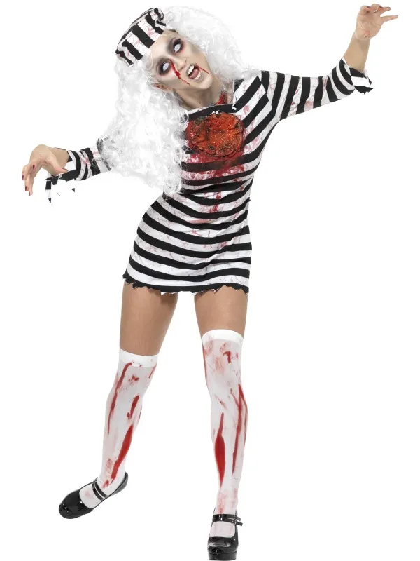 Zombiefånge-dräkt dam M