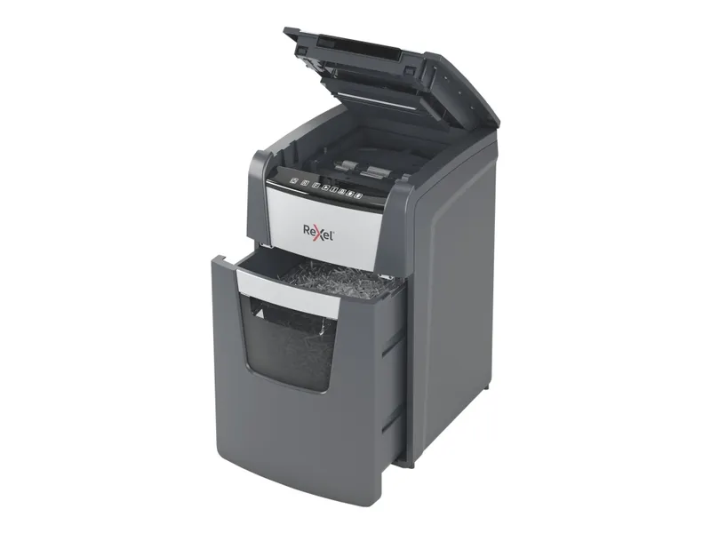 Rexel Optimum AutoFeed+ 150M Automatisk Dokumentförstörare Mikroskärning, P5