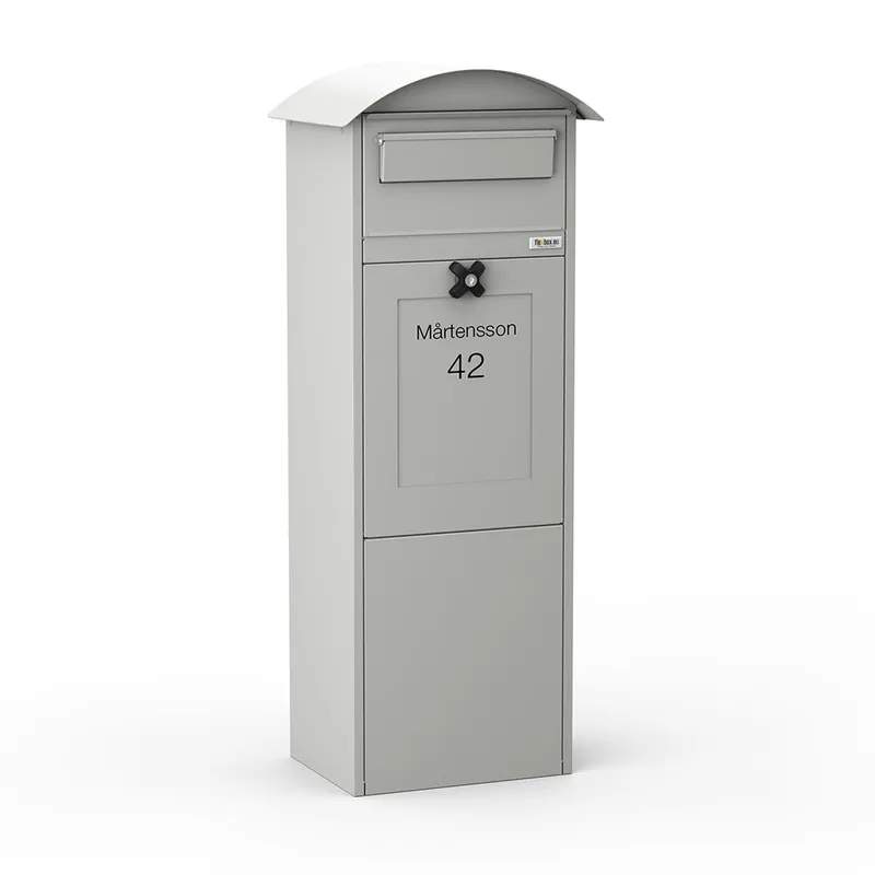 Paketpostlåda Lovisa Grafit – NCS S 8000-N