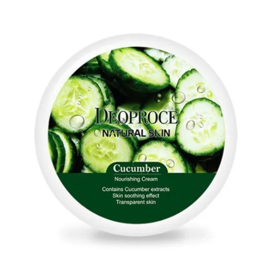DEOPROCE Natural Skin Gurka Närande Kräm 100g 1pcs