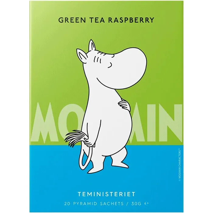 Teministeriet Moomin Grönt Te Hallon 20-pack