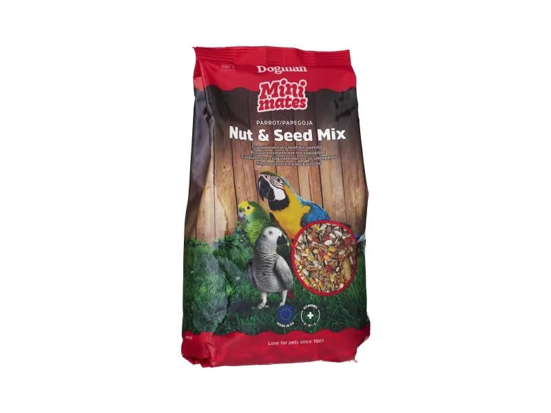 Mini Mates Nöt och Frömix Papegoja 750g