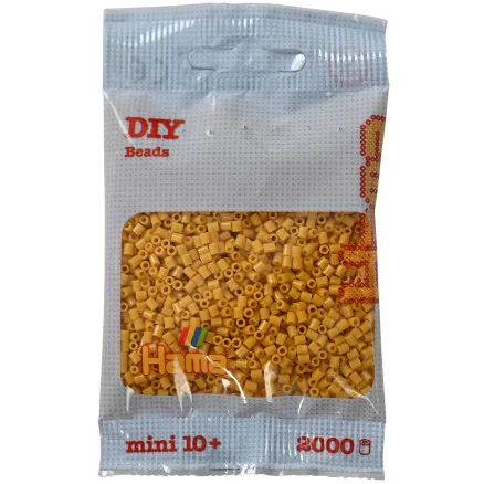 Hama Mini Pärlor - 2000 st. - 122 Currygul Gul
