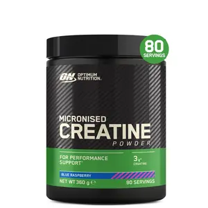 Optimum Nutrition Creatine Powder Blue Raspberry 360g
