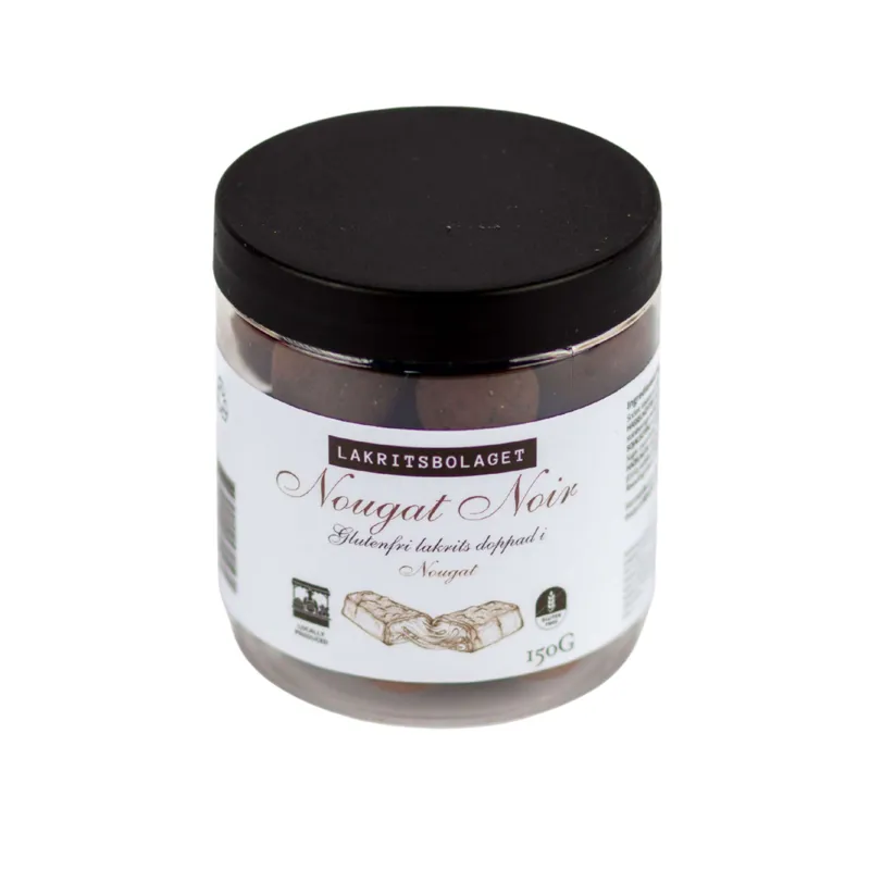 Lakritsbolaget Nougat Noir 150 g