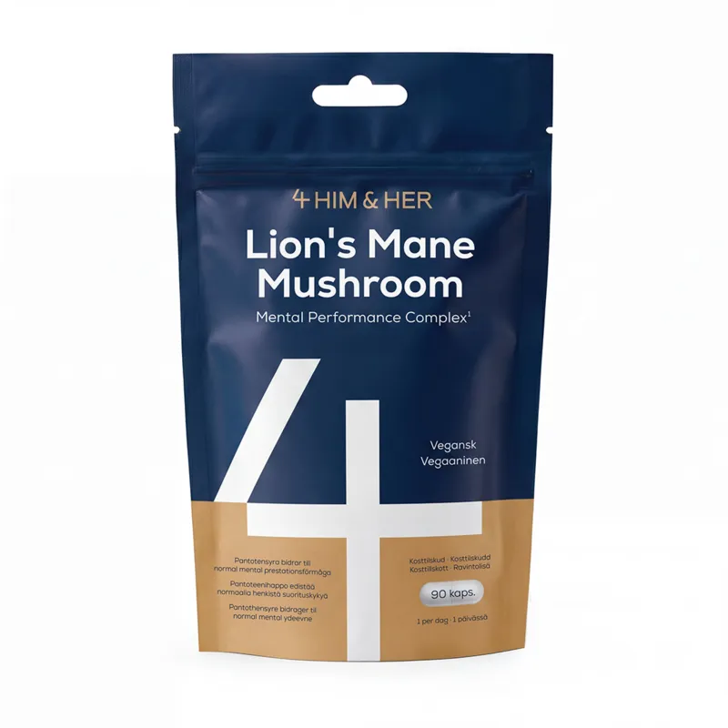 4HIM&HER Lion’s Mane & B-vitaminer 90 kapslar