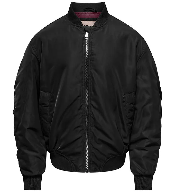 Kids Only Bomberjacka – KogMinna – Black/Mauve Wine (#8136)