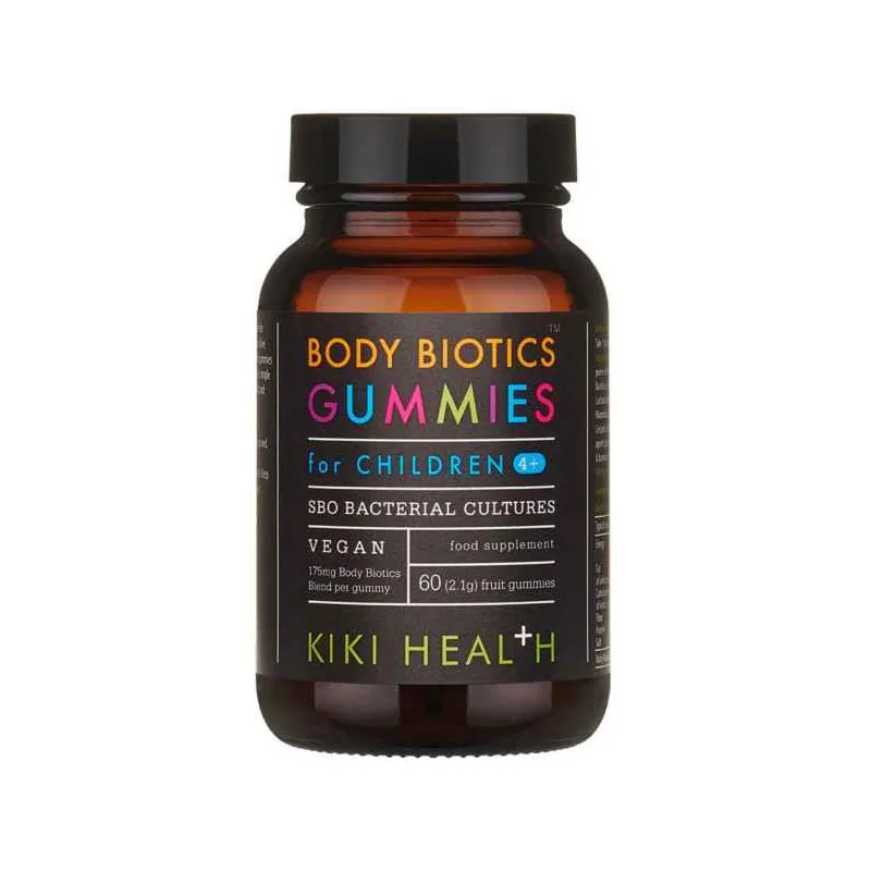 KIKI Health – Body Biotics Gummies för Barn, 175 mg – 60 gummibjörnar