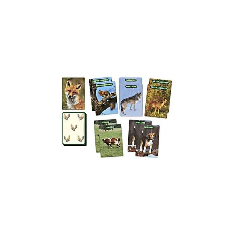 Svenska djur kortspel (SE)