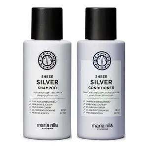 Maria Nila Sheer Silver Set Shampoo 100ml, Conditioner 100ml - 200 ml
