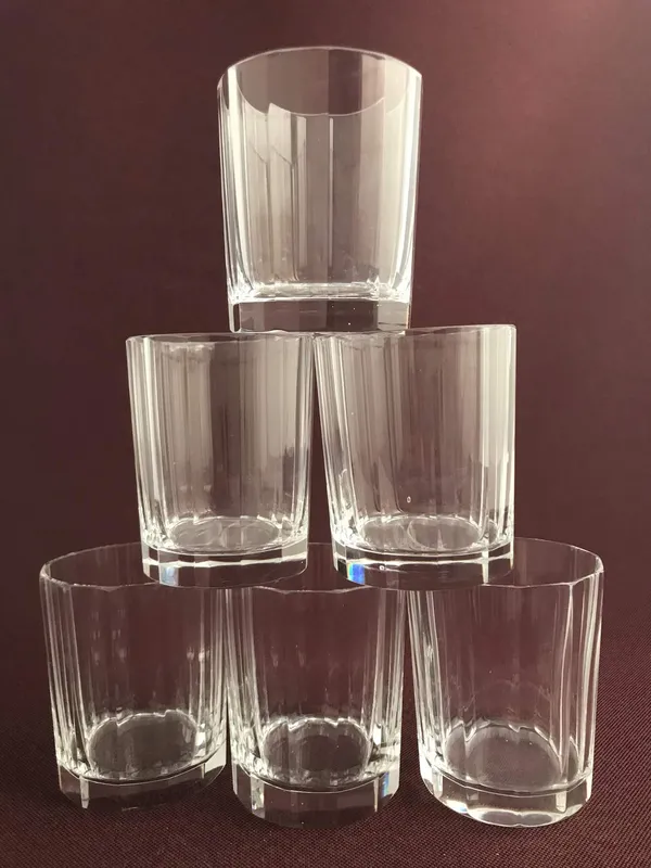 Kosta Boda – Karlberg – 6 st Whiskey / Selterglas design Elis Bergh