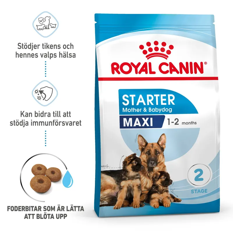 Maxi Starter Mother & Babydog Torrfoder för hund – 15 kg