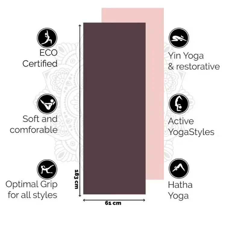 Yogamatta Eco TPE 6mm Passionate Purple - Love Generation