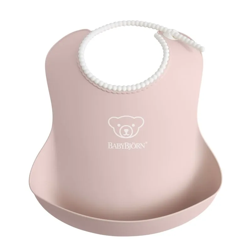 Babybjörn haklapp 1-pack, blekrosa