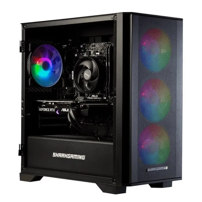 Shark Maelstrom R501 Gaming PC / R5-5500, RTX 3050 6G, 1TB NVMe, 16GB, Air Cooler, Windows 11 home