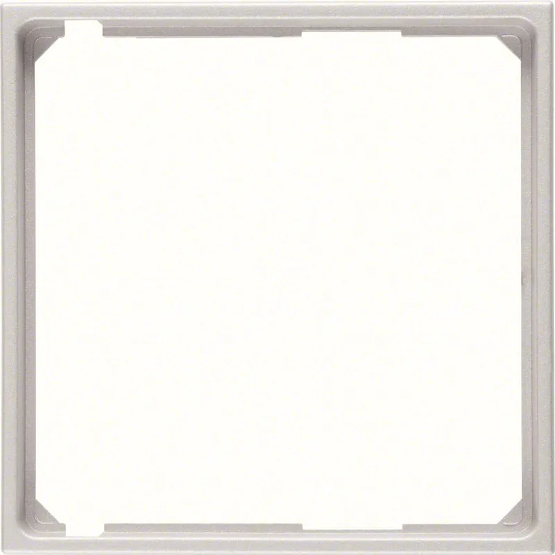 Hager 11091404 Adapter för centrumbricka, S1 Silver