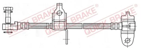 Bromsslang, framaxel höger – P1422416 – ford transit buss, transit flak/chassi, transit skåp – OE 4041433, 4060852, 4419593
