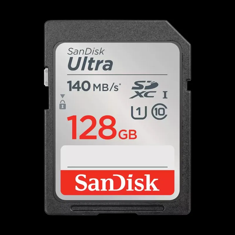 SanDisk SDXC Ultra 128GB 140MB/s Minneskort