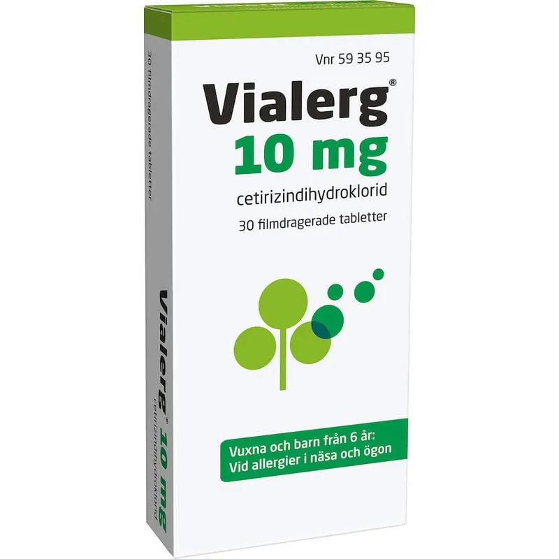 Orifarm Vialerg, filmdragerad tablett 10 mg 30 st