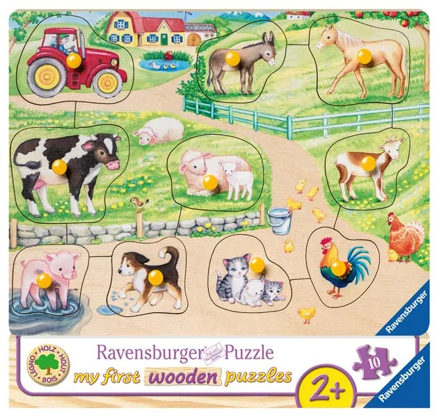 Ravensburger Träpussel – My First – Bondgård