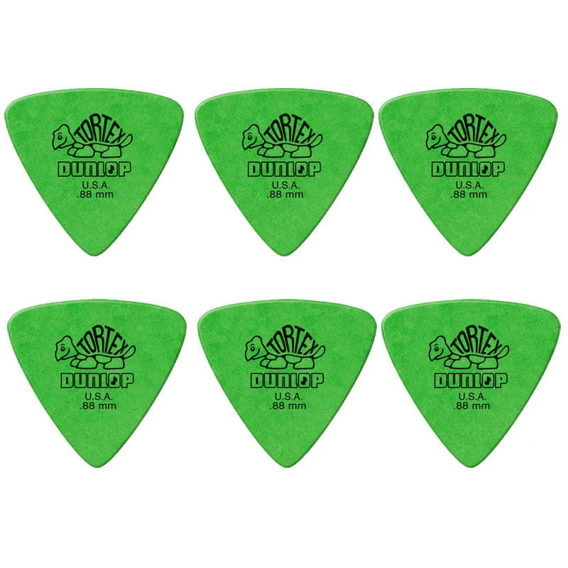 Dunlop Tortex Triangle 0,88 mm plektrum (6 st.)