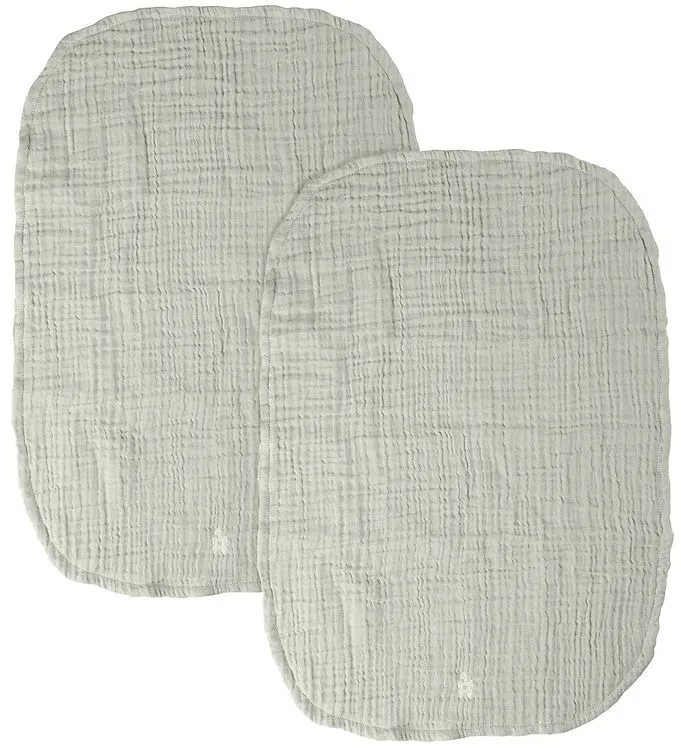 Sebra Skötbädd - 2-pack - Muslin - Mist Green