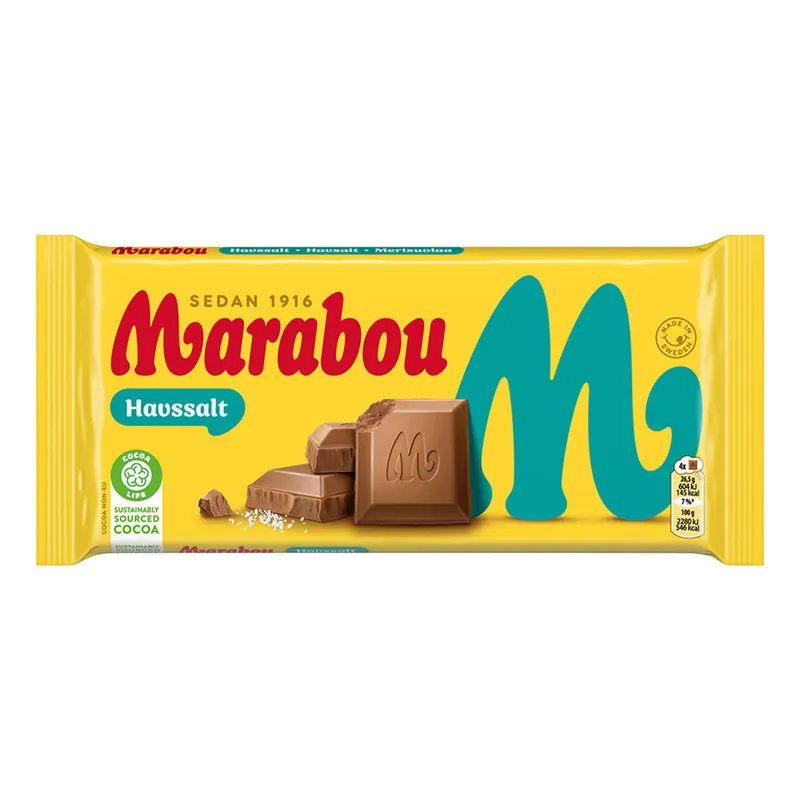 Marabou Havssalt Chokladkaka - 160 g