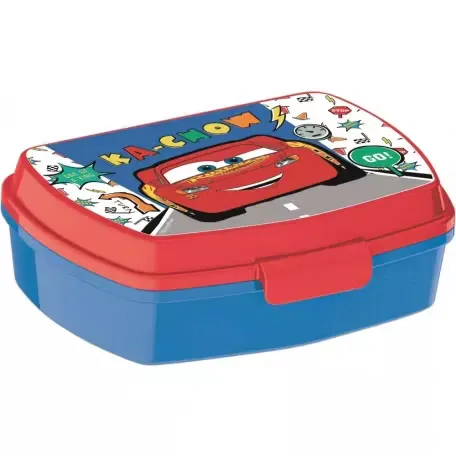 Disney Cars Ka-Chow rolig plastmatlåda