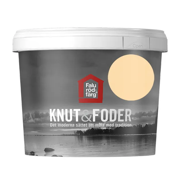 FALU RÖDFÄRG KNUT&FODER GUL 1L | Beijerbygg Byggmaterial