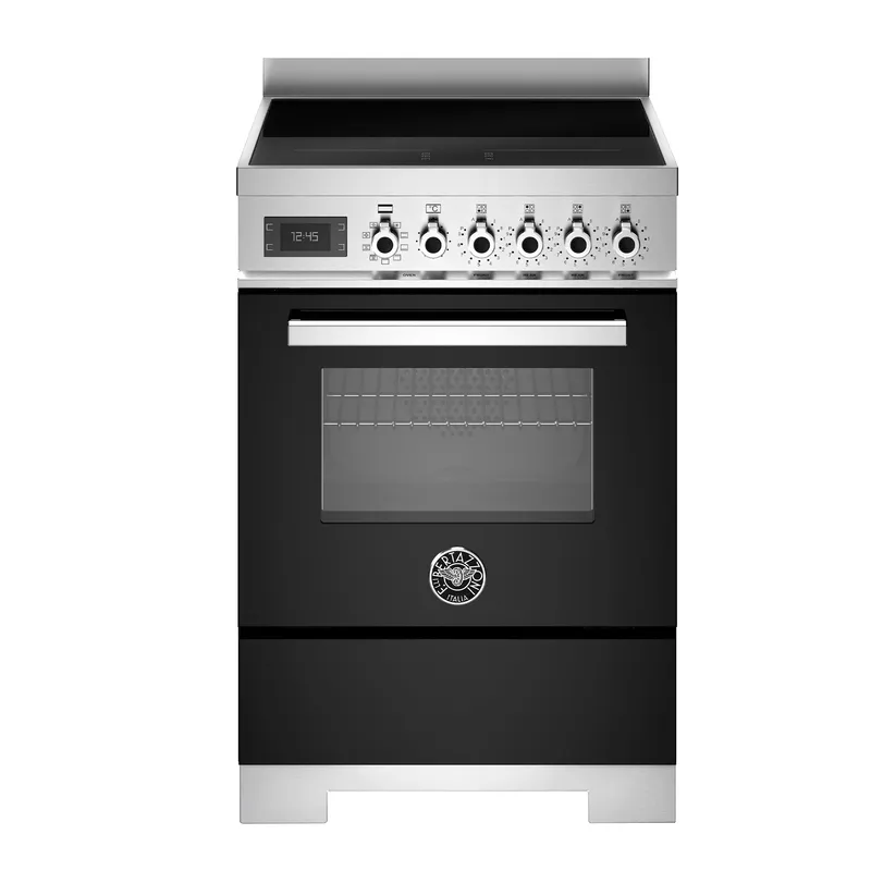 Professional – Induktionsspis 60 cm (1 ugn) – Svart – Bertazzoni