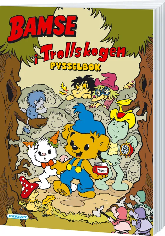 Pysselbok Bamse I Trollskogen