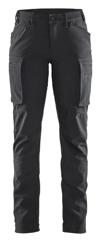 SOFTSHELLBYXA 7177 2513 SERVICE VINTER DAM SVART C44 | Beijerbygg Byggmaterial