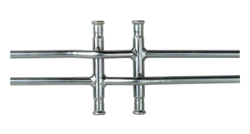 Geberit 1551054 Stamfördelare 60 c/c, elförzinkad 12 x 12 x 12 mm