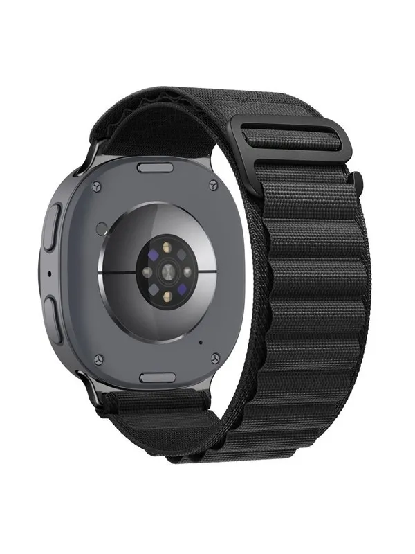 Tech-Protect Nylon Pro Strap for Samsung Galaxy Watch 8/9 - 40/44/46mm - Black