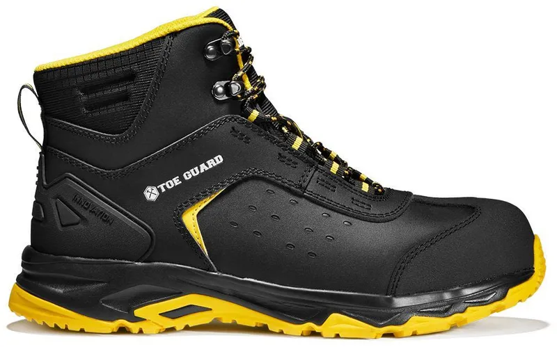 Toe Guard Wild Mid Skyddskänga svart/gul, S3, glasfiberhätta 42