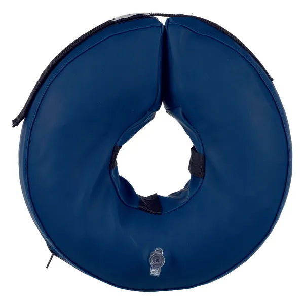 Trixie Hundkrage Uppblåsbar S-M 32-40 cm Blå