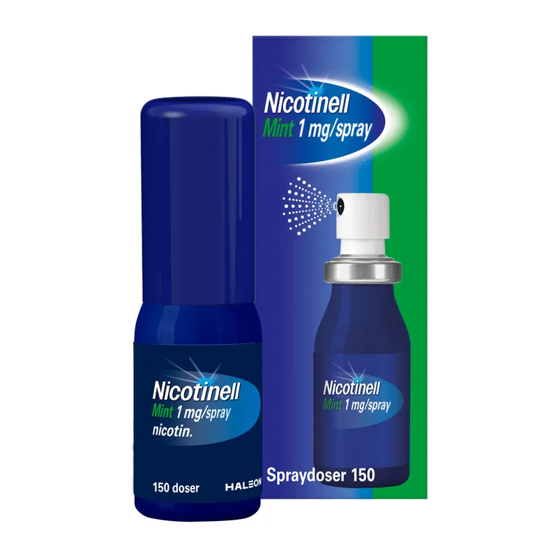 Nicotinell Mint 1 mg/spray 1 x 150 dos(er) Munhålespray, lösning