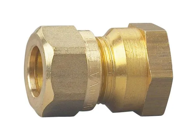Vatette FG0330836 Klämringskoppling rak, inv gänga 18 mm x G20