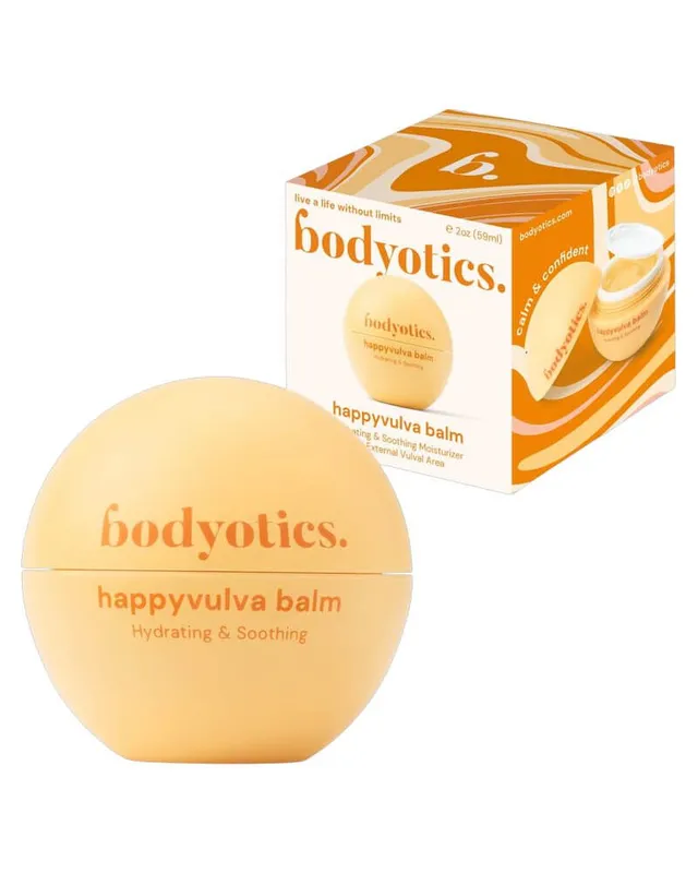 Bodyotics Vulva Balm - parfymfri intimfuktighetsgivare för yttre hud | 5 naturliga ingredienser | 59 ml