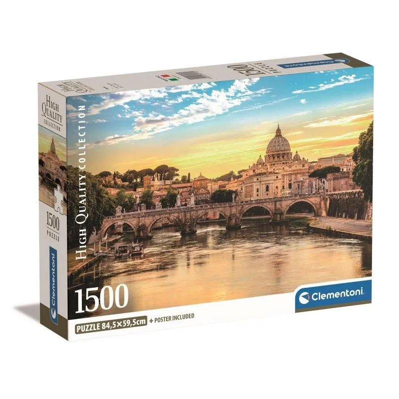 CLEMENTONI Pussel 1500 Pcs CB High Quality Collection Rome