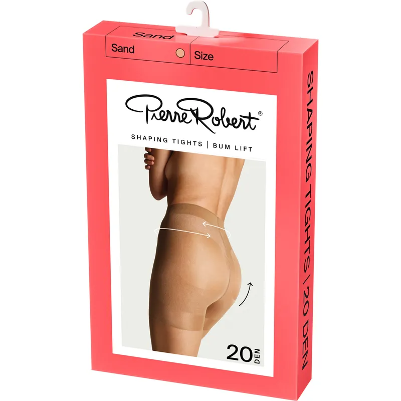 Pierre Robert Shaping Tights Bum Lift 20 DEN Sand 44-48