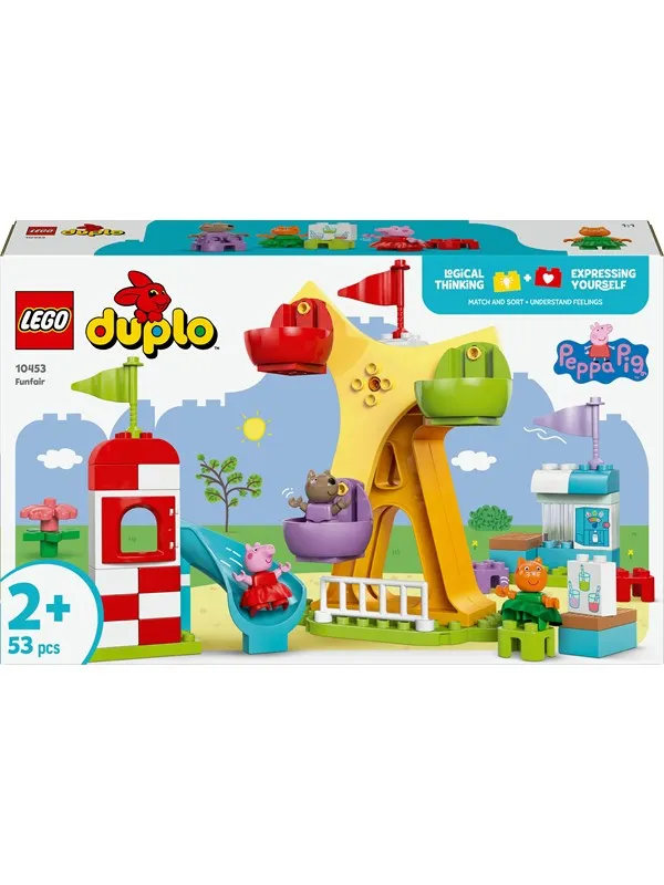 LEGO DUPLO Peppa Pig 10453 Nöjesfält - Byggset för barn från 2 år