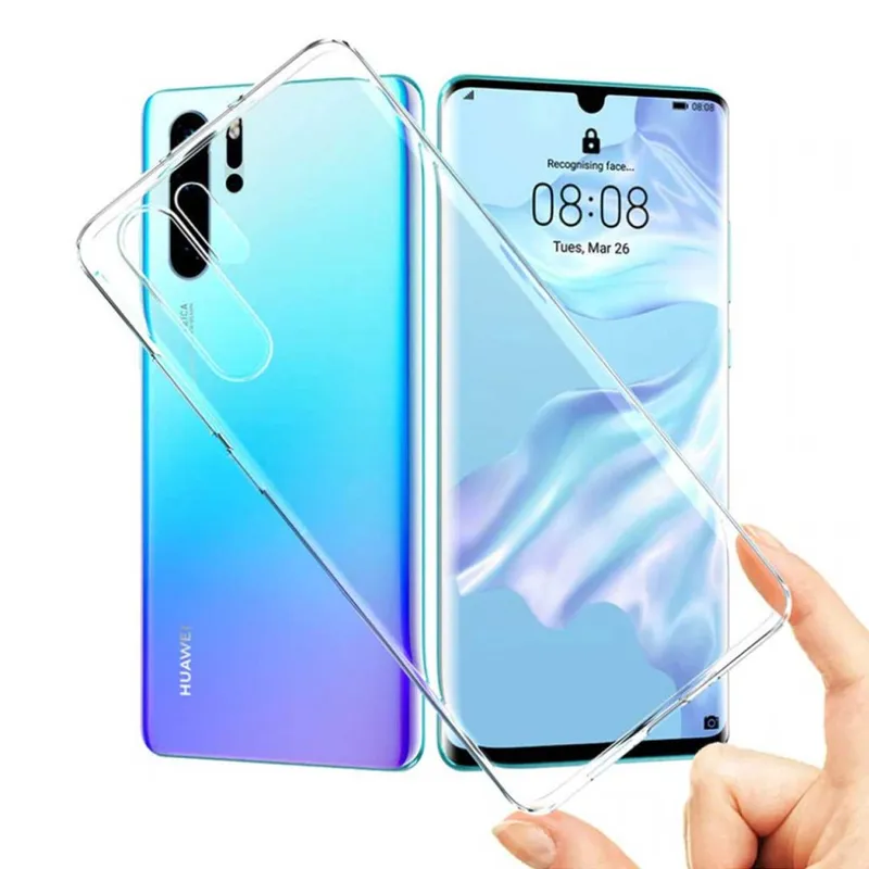 Tunt Genomskinligt Mobilskal Huawei P30 Pro Transparent